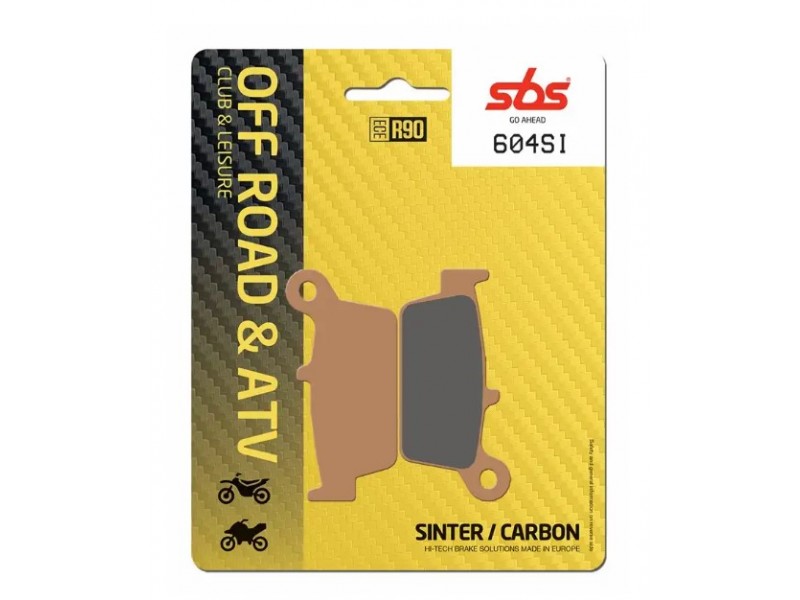 Тормозные колодки SBS Sport Brake Pads, Sinter/Carbon 604SI